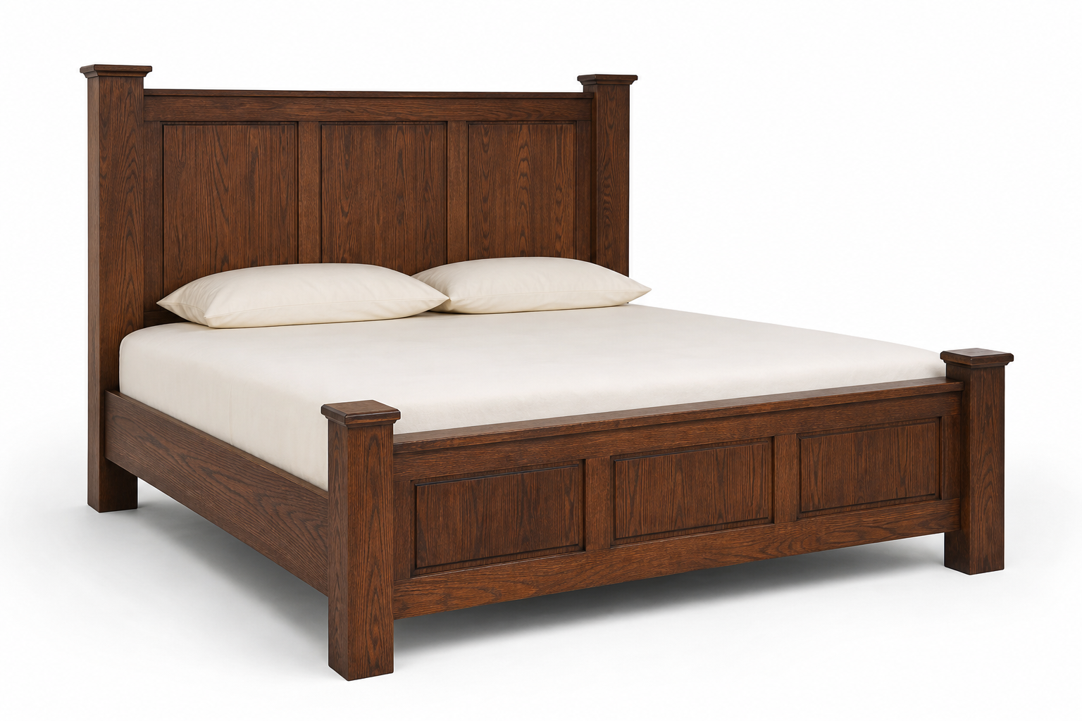 Lit en bois king size
