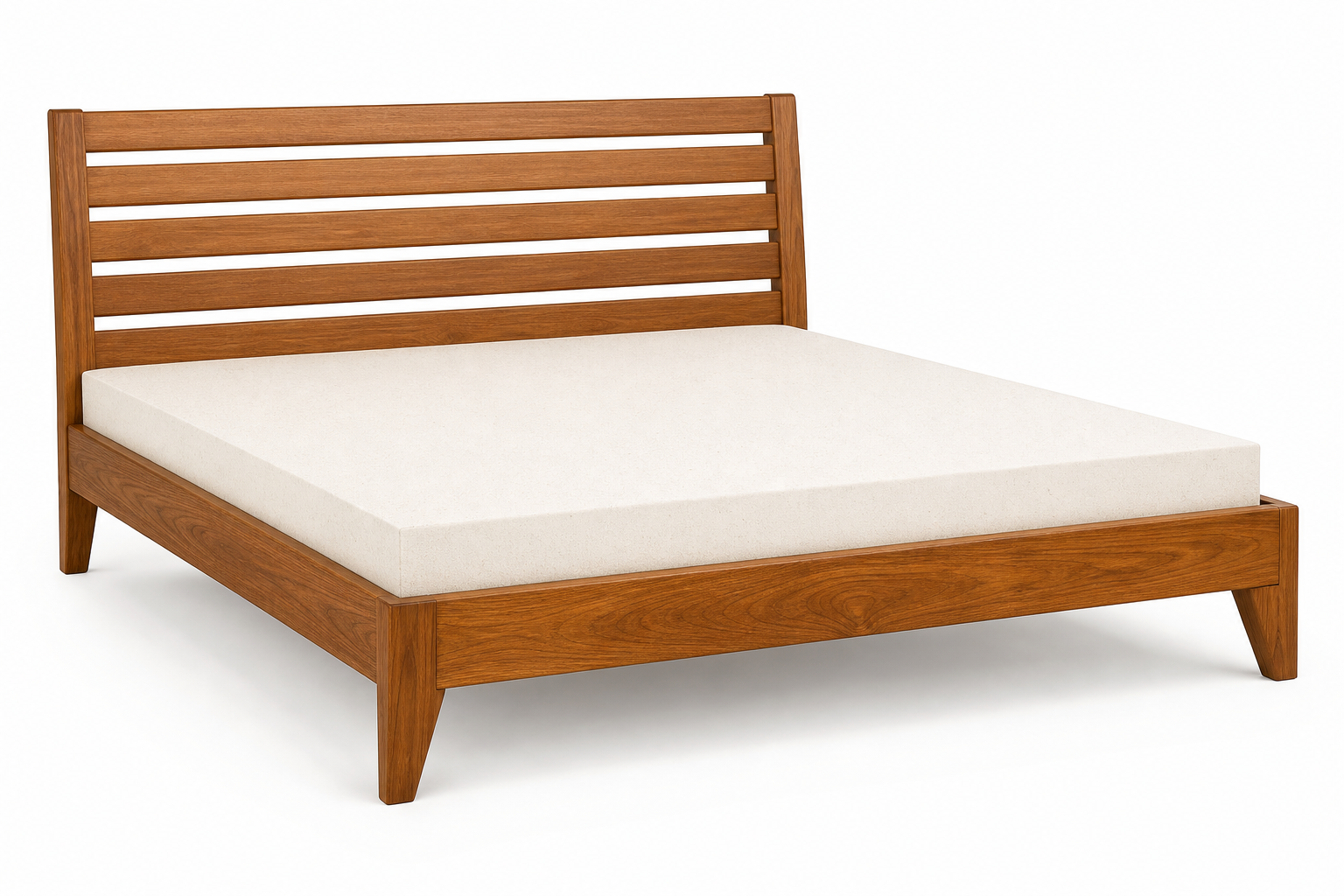 Lit en bois massif classique